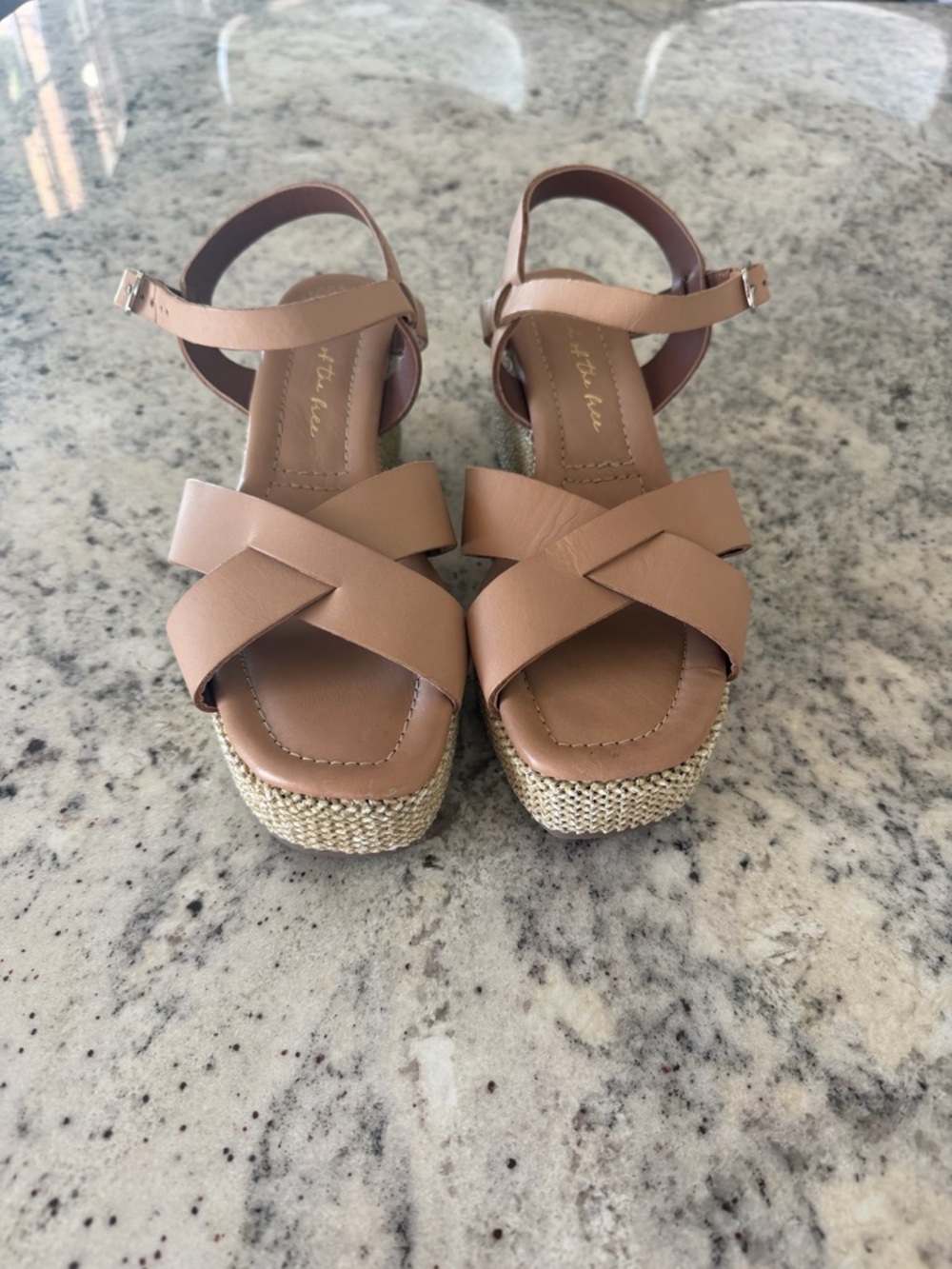 Band of the Free Antares wedge sandals